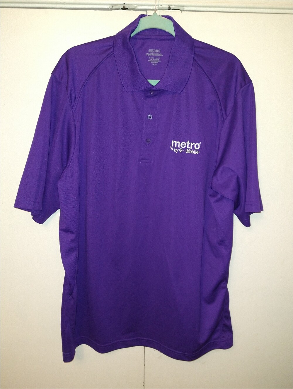 Extreme Performance Metro by T-Mobile Short Sleeve Polo Shirt Men's sz XL.
